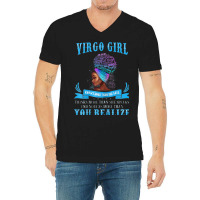 Womens Virgo Girl September August  Birthday Zodiac Womens _002 V-neck Tee | Artistshot