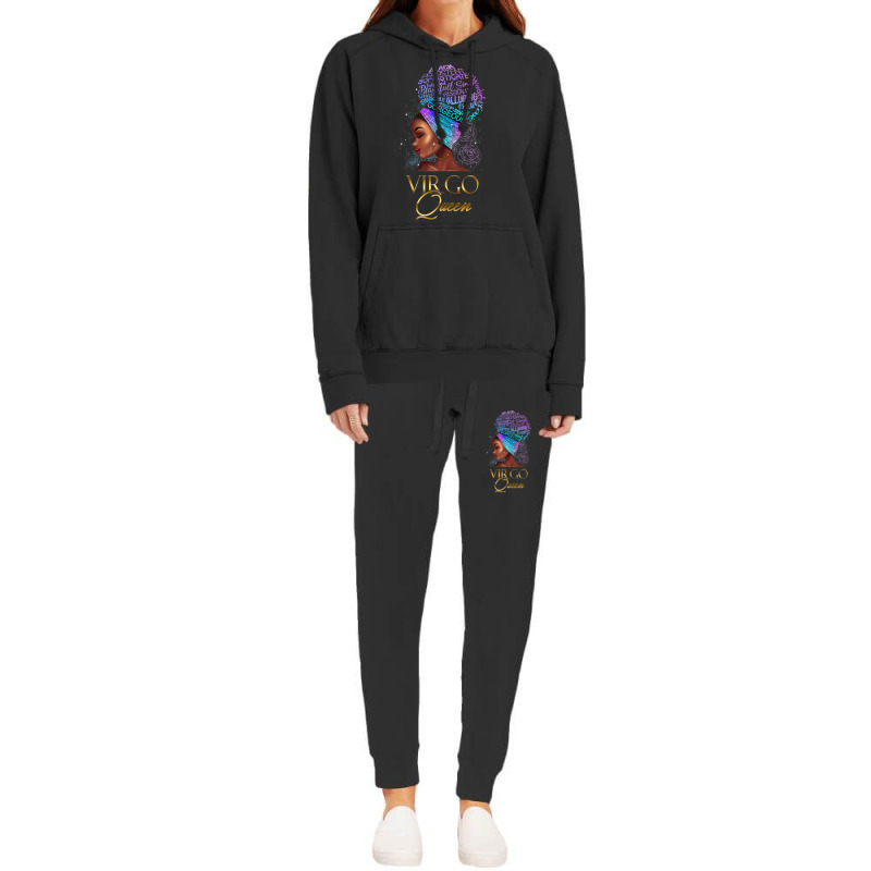 Womens Virgo Girl September August  Birthday Zodiac Womens _003 Hoodie & Jogger Set | Artistshot