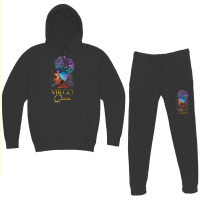 Womens Virgo Girl September August  Birthday Zodiac Womens _003 Hoodie & Jogger Set | Artistshot