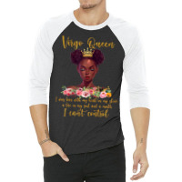 Womens Virgo S Black Girl Magic Birthday Blm Afro Woman 3/4 Sleeve Shirt | Artistshot