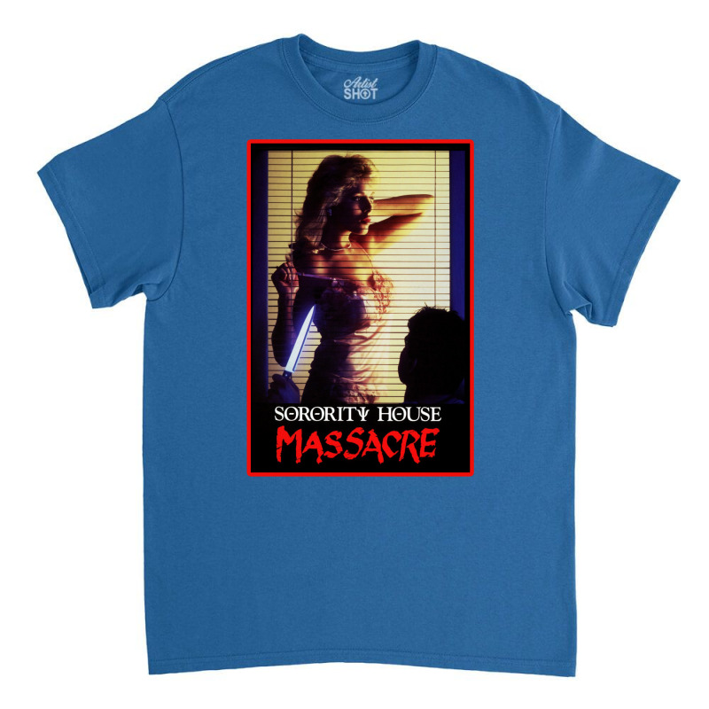 Sorority House Massacre   Original Poster Art（1986）☆vhsgasm Vide Classic T-shirt by asherfadnaang | Artistshot