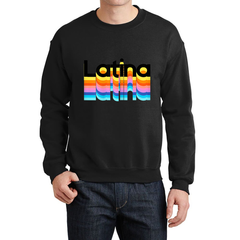 Womens Womens Latina Latinx Colorful Trendy 2019 Gift Crewneck Sweatshirt | Artistshot