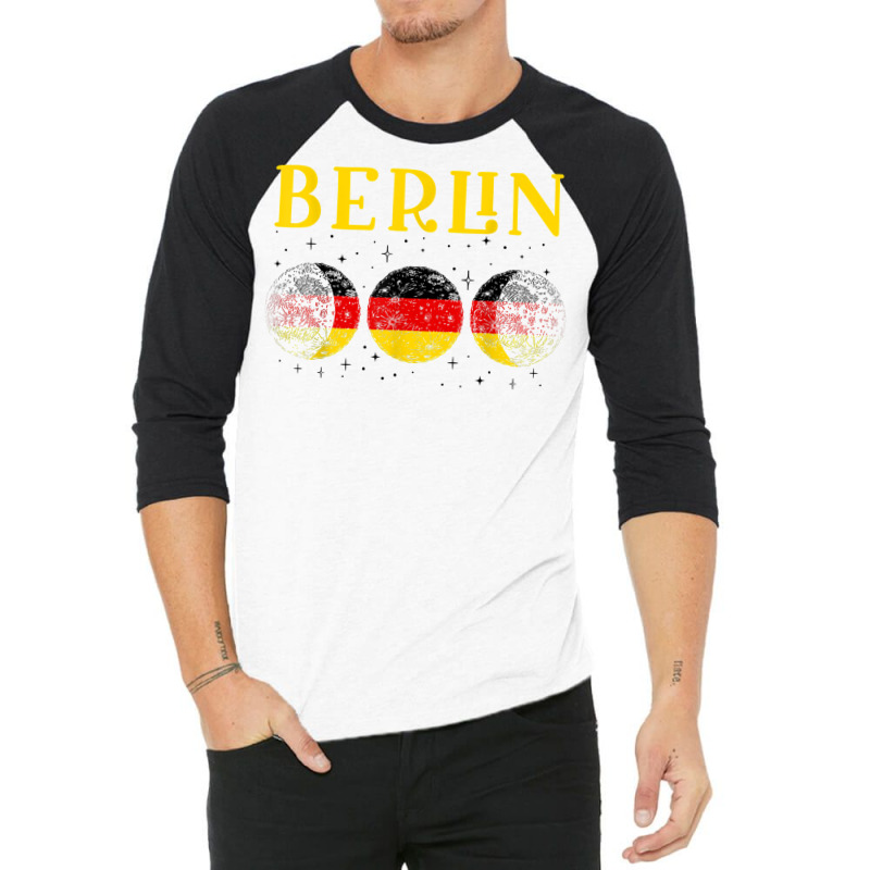 Berlin German City Vacation Germany Flag T Shirt 3/4 Sleeve Shirt | Artistshot