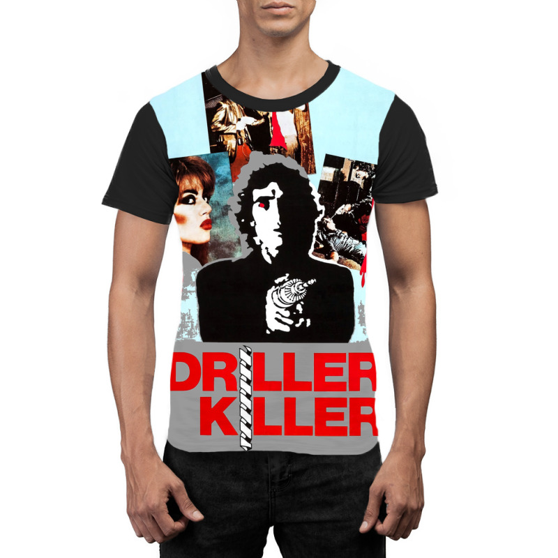 The Driller Killer   Vector Poster Art（1979）☆vhsgasm Video☆ Graphic T-shirt | Artistshot