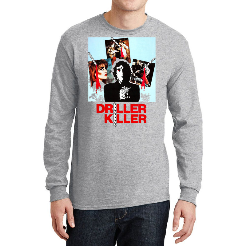 The Driller Killer   Vector Poster Art（1979）☆vhsgasm Video☆ Long Sleeve Shirts | Artistshot