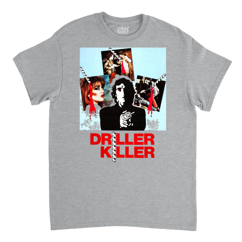 The Driller Killer   Vector Poster Art（1979）☆vhsgasm Video☆ Classic T-shirt | Artistshot