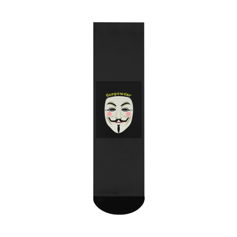 Gunpowder. Guy Fawkes Real Mask. Every Legend Starts Small. My Friend  Crew Socks | Artistshot