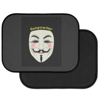 Gunpowder. Guy Fawkes Real Mask. Every Legend Starts Small. My Friend  Rear Car Mat | Artistshot