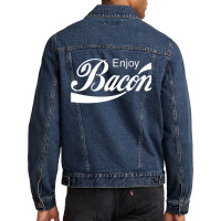 Enjoy Bacon Men Denim Jacket | Artistshot