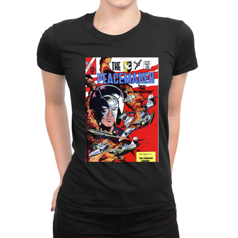 Poster Peacemaker Vintage Ladies Fitted T-shirt | Artistshot