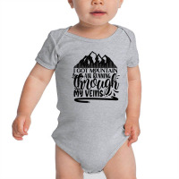 I Got Mountain Air Running Through My Veins Baby Bodysuit | Artistshot