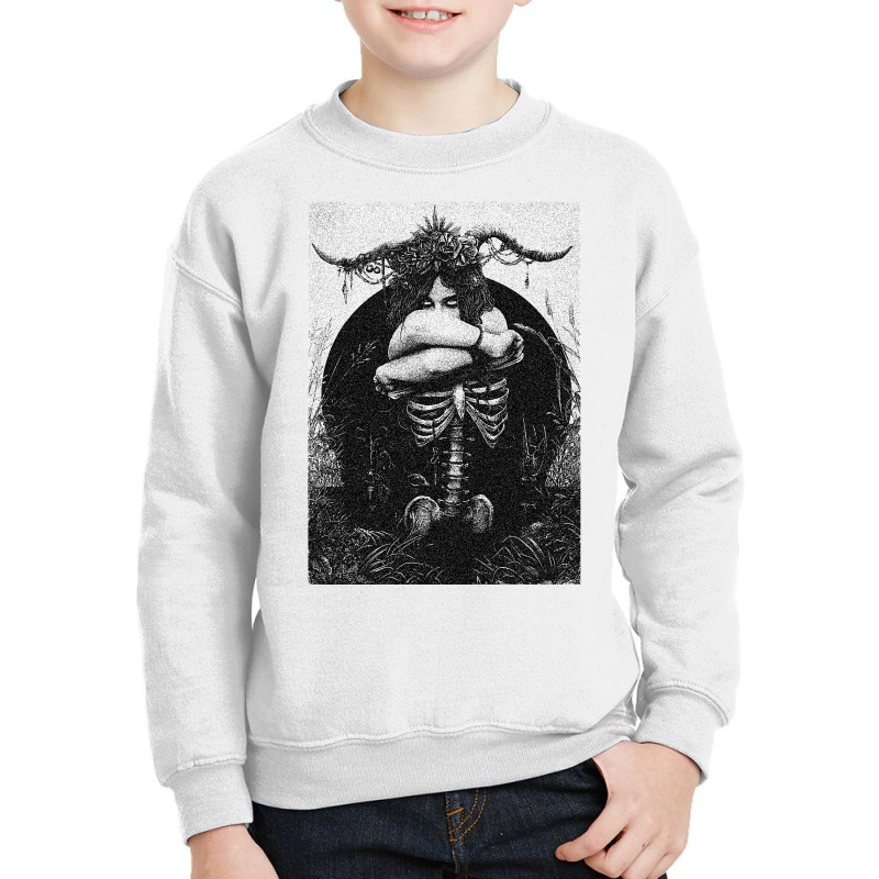 Occult Gothic Dark Satanic Unholy Witchcraft Grunge Emo Goth Youth Sweatshirt by HayleyArtist | Artistshot