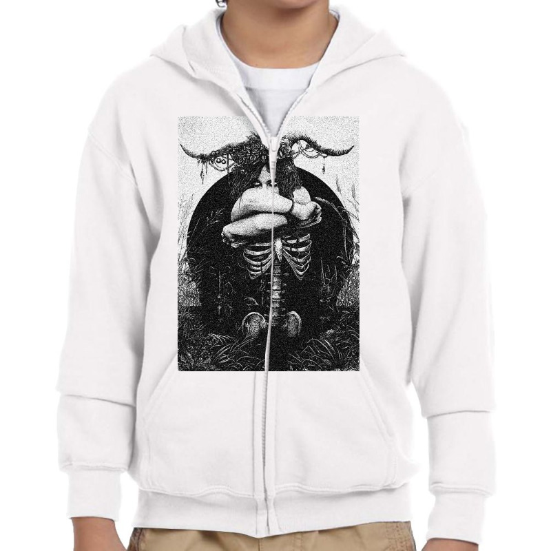 Occult Gothic Dark Satanic Unholy Witchcraft Grunge Emo Goth Youth Zipper Hoodie by HayleyArtist | Artistshot