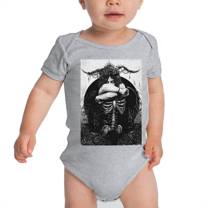 Occult Gothic Dark Satanic Unholy Witchcraft Grunge Emo Goth Baby Bodysuit by HayleyArtist | Artistshot