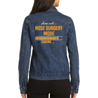 Bionic Aftermarket Parts Design   Knee And Hip Replacement T Shirt Ladies Denim Jacket | Artistshot