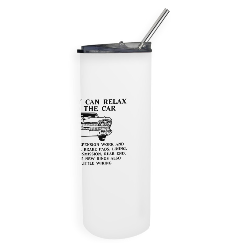 I Found The Car Skinny Tumbler | Artistshot