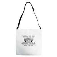 I Found The Car Adjustable Strap Totes | Artistshot