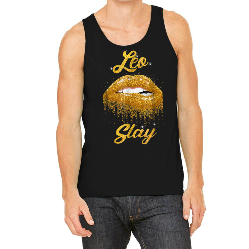 Zodiac Leo Slay Lip T Shirt Tank Top | Artistshot