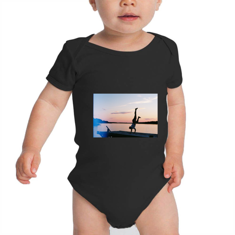 Handstands During The Sunset 2 Baby Bodysuit by AcostaLopezJuan | Artistshot