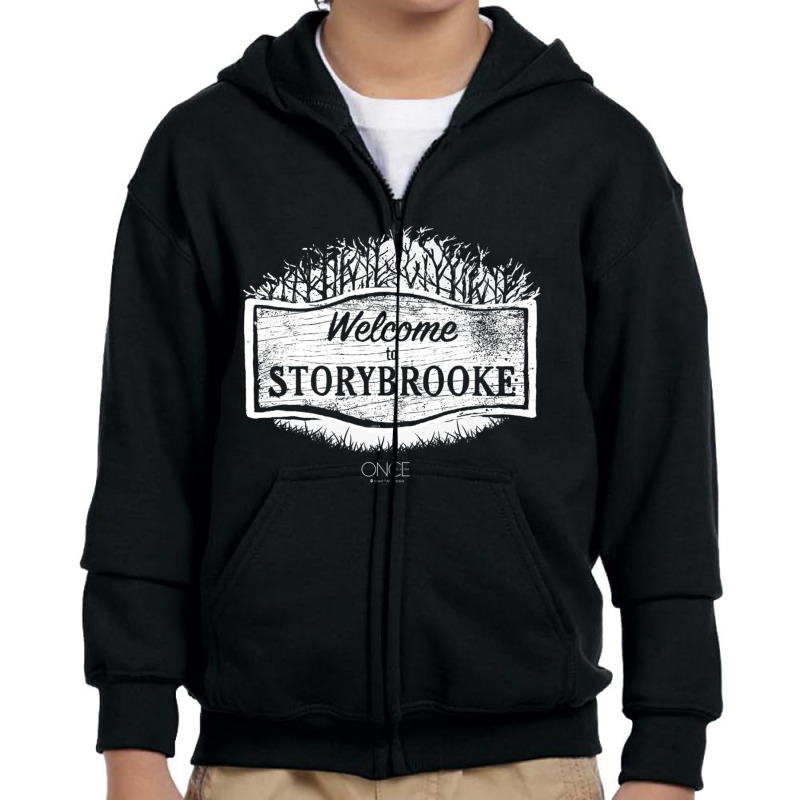 Once Upon A Time Welcome To Storybrooke Premium T Shirt Youth Zipper Hoodie by scavo | Artistshot