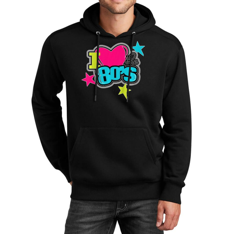 Hot Trend Kids I Love Heart The 80s Pop Culture 1980s Kids Boy Girl Unisex Hoodie | Artistshot