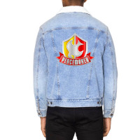 Superhero Peacemaker Shieldbest Gift Unisex Sherpa-lined Denim Jacket | Artistshot