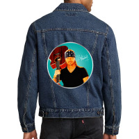 Vintage Photograp Michaels Male Singer Bret Songwriter Gift Movie Fans Men Denim Jacket | Artistshot