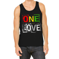 One Love Reggae Rasta Block Letter Premium T Shirt Tank Top | Artistshot