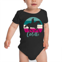 Colette Name Gift   Equestrian Shirt Colette Horse Girl T Shirt Baby Bodysuit | Artistshot