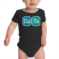 Cute Copper Tellurium Chemistry Periodic Table Geek Funny T Shirt Baby Bodysuit | Artistshot