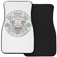 Die Strong In Battle Viking Warrior T Shirt Front Car Mat | Artistshot