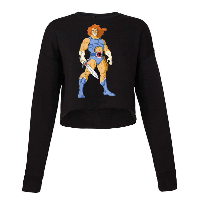 Kids Thundercats Liono Portrait Cropped Sweater by Davidartist | Artistshot