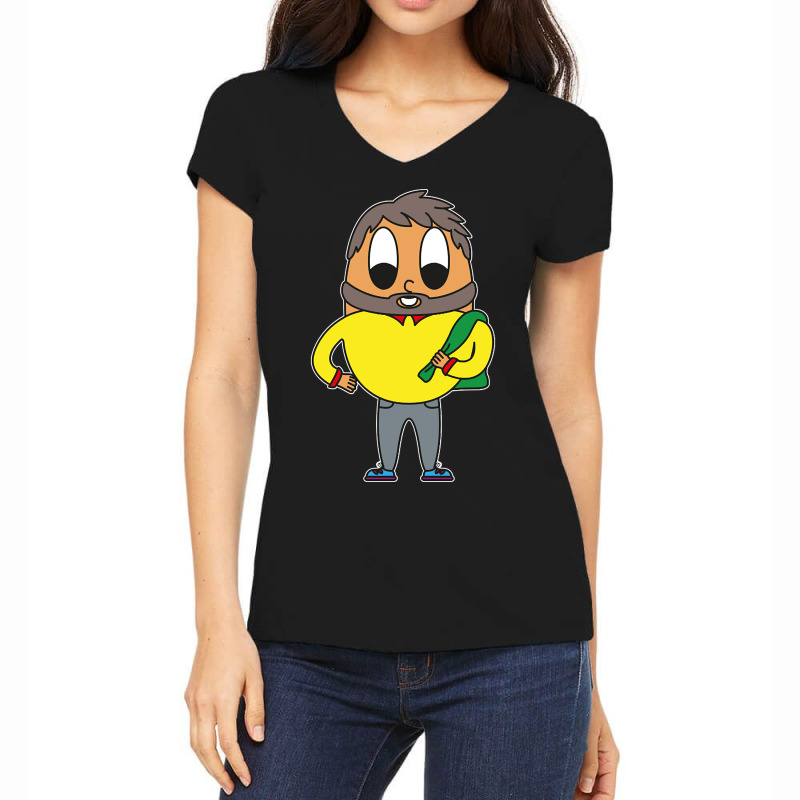 Trending Uncle Egg-kpmsw Women's V-Neck T-Shirt by Pannell Quintero | Artistshot