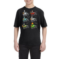 Halloween Skeleton Zombie Riding Monster Truck Vampire Boys Youth Tee | Artistshot