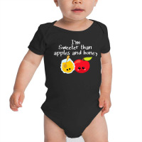 Rosh Hashanah Apples And Honey Shana Tova Jewish New Year Baby Bodysuit | Artistshot