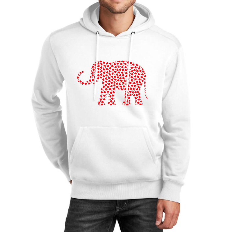 Elephant Lover Valentine Gift Elephant Valentine S Day Unisex Hoodie by joseph89 | Artistshot