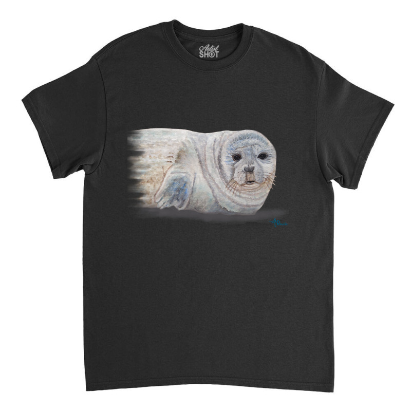 Hot Trend Snowy Seal Classic T-shirt by Ledford Leslie | Artistshot