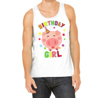 Girl Birthday Pig Bday Party Kids Gift For Girls Cute Piggy Premium Tank Top | Artistshot