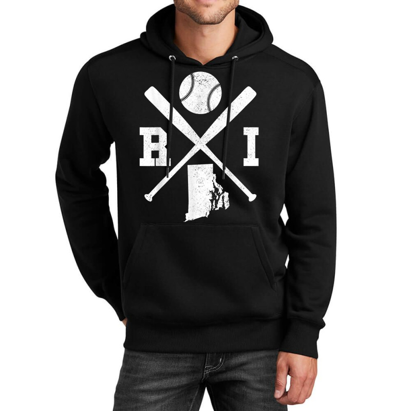 Ri Usa State   Baseball Player Rhode Island T Shirt Unisex Hoodie | Artistshot