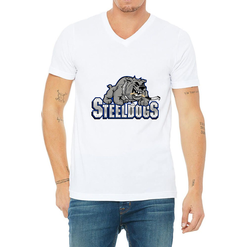 Sheffield Steeldogs V-Neck Tee by richstore | Artistshot