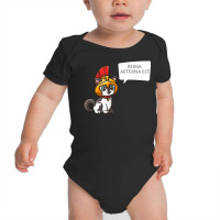 Roma Aeterna Est   Ancient Rome Latin Motto   Legionary Cat T Shirt Baby Bodysuit | Artistshot