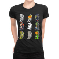 Gaming Halloween Skeleton Vampire Gamer Zombie Boys Kids Ladies Fitted T-shirt | Artistshot