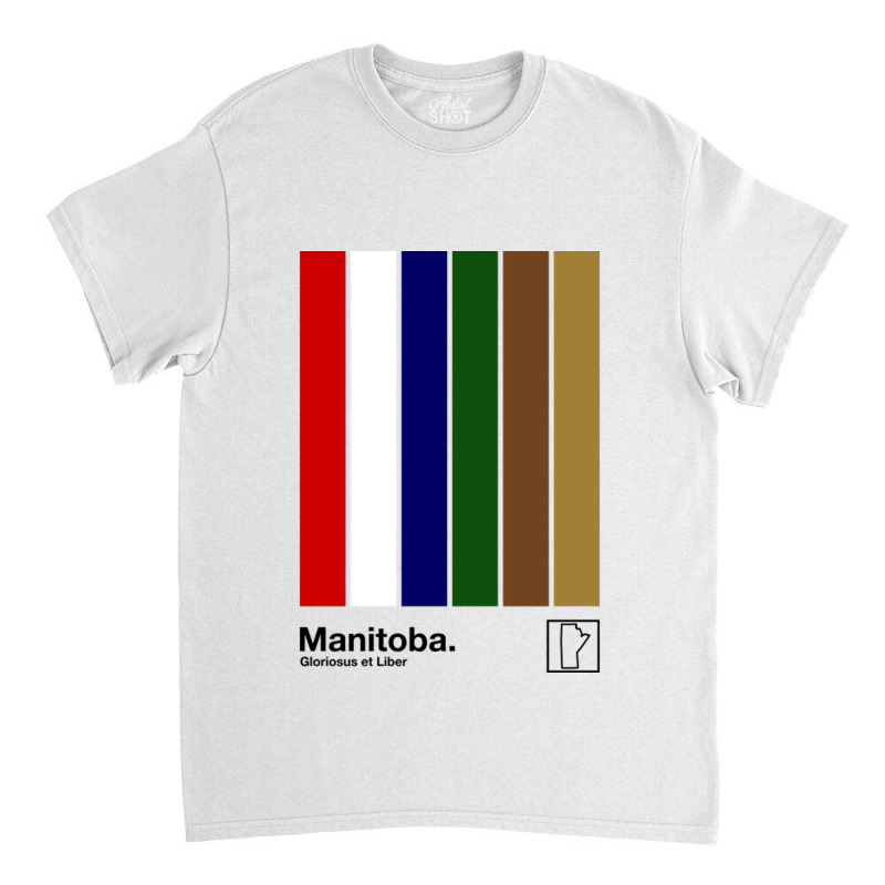 Manitoba Original Minimalist Artwork Poster Design Classic T-shirt | Artistshot