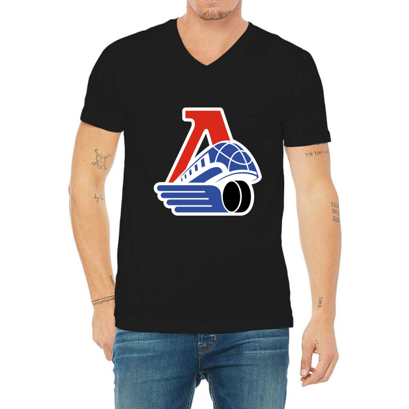 Lokomotiv Yaroslavl V-Neck Tee by smokerstore | Artistshot