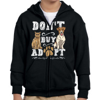 Hot Trend Don't Buy Adopt Animal Shelter Animal Welfare Youth Zipper Hoodie | Artistshot