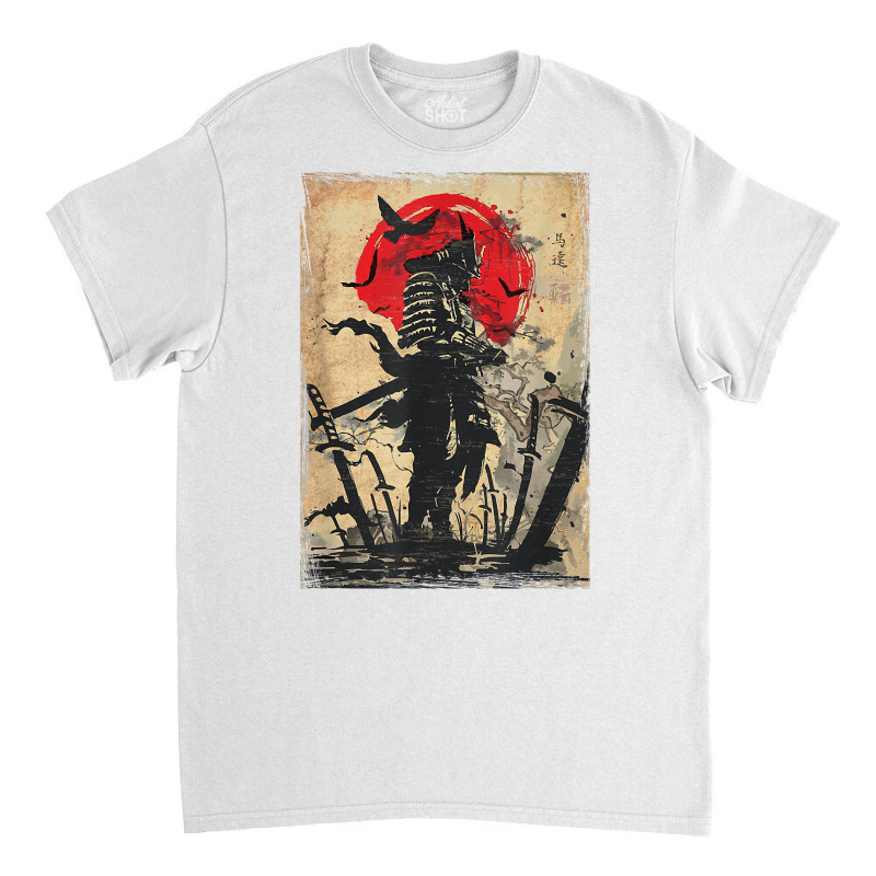 Samurai Warrior Bushido Code Japanese Swordsmen T Shirt Classic T-shirt by sarlesfo | Artistshot