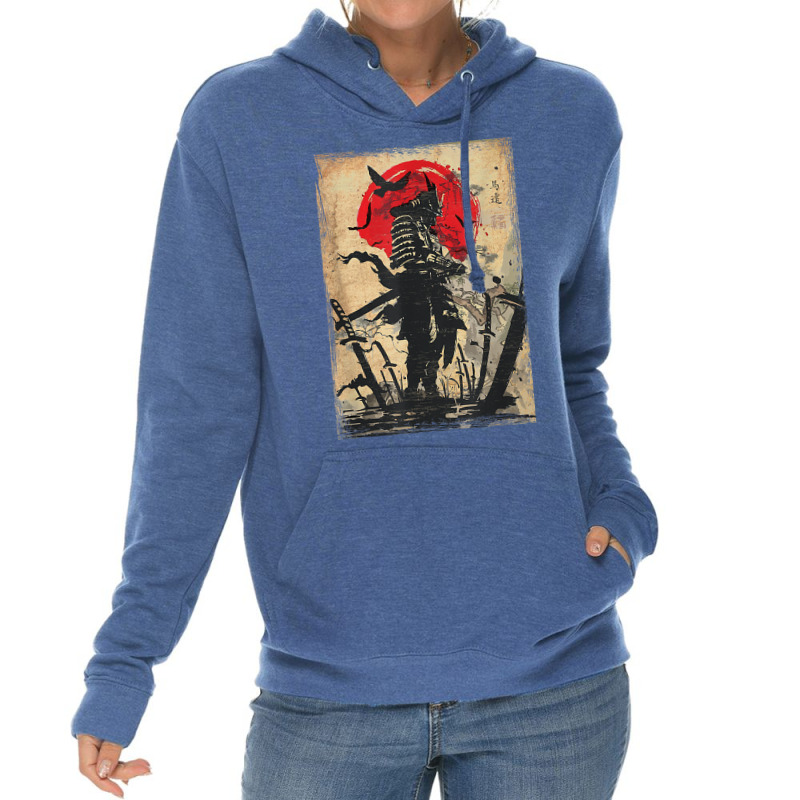 Samurai Warrior Bushido Code Japanese Swordsmen T Shirt Lightweight Hoodie by sarlesfo | Artistshot