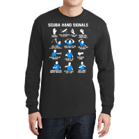 Hot Trend Diver Hand Sign Scuba Hand Signals Long Sleeve Shirts | Artistshot