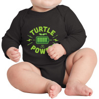 Trending Turtle Power - Ooze Green Long Sleeve Baby Bodysuit | Artistshot