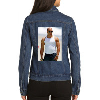 Dominic 4 Ladies Denim Jacket | Artistshot